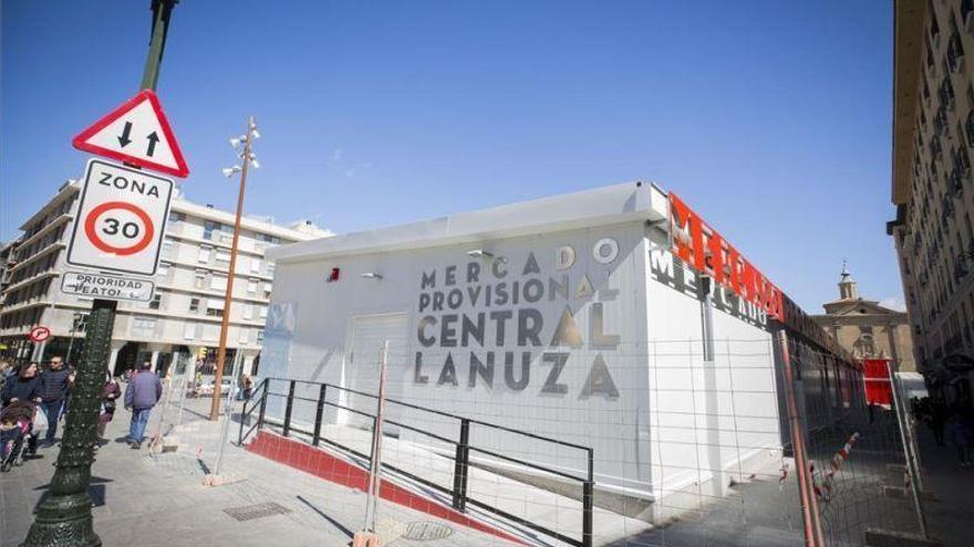 El mercado provisional de Lanuza estará fuera del centro en dos meses