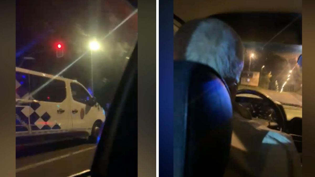 "¡Frena el coche, frenaaaa!": así fue persecución policial a Benito, que se negó a parar pese a los gritos desesperados de sus acompañantes