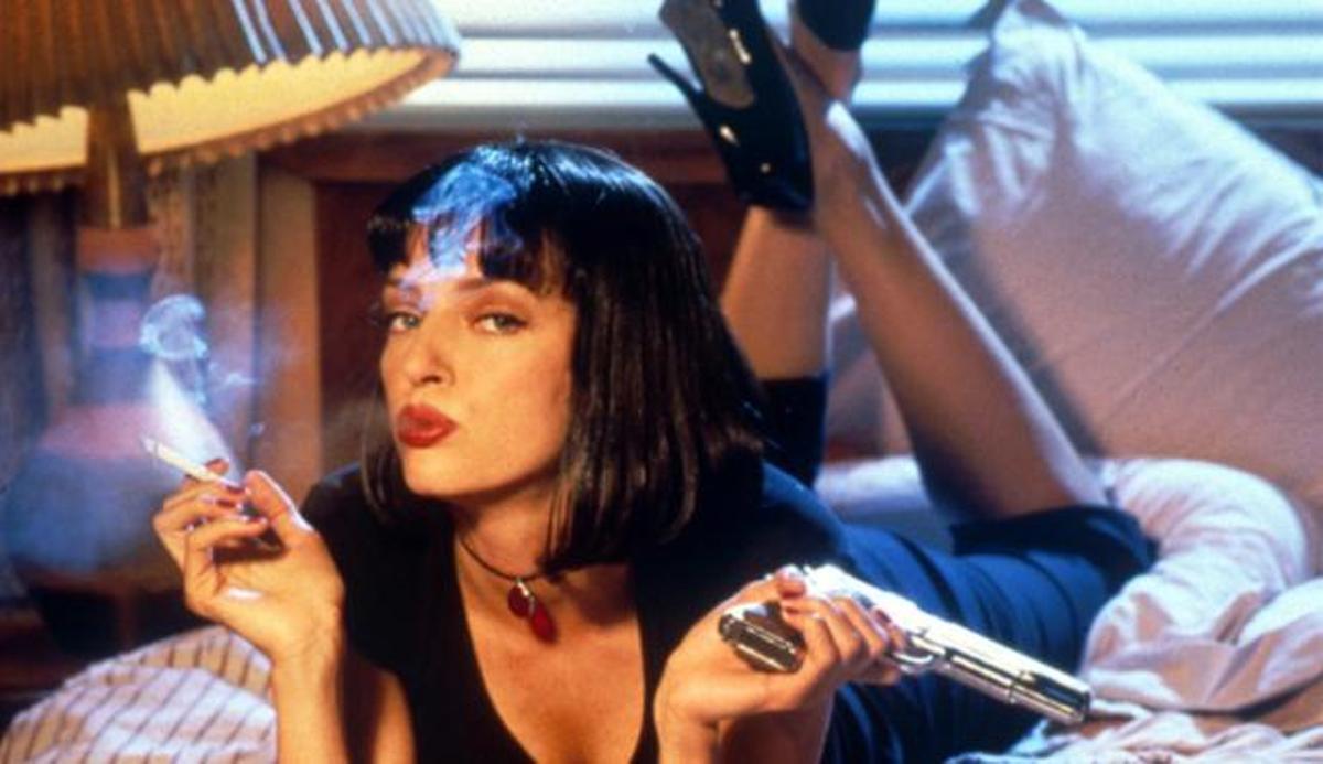 Uma Thurman en 'Pulp fiction'.