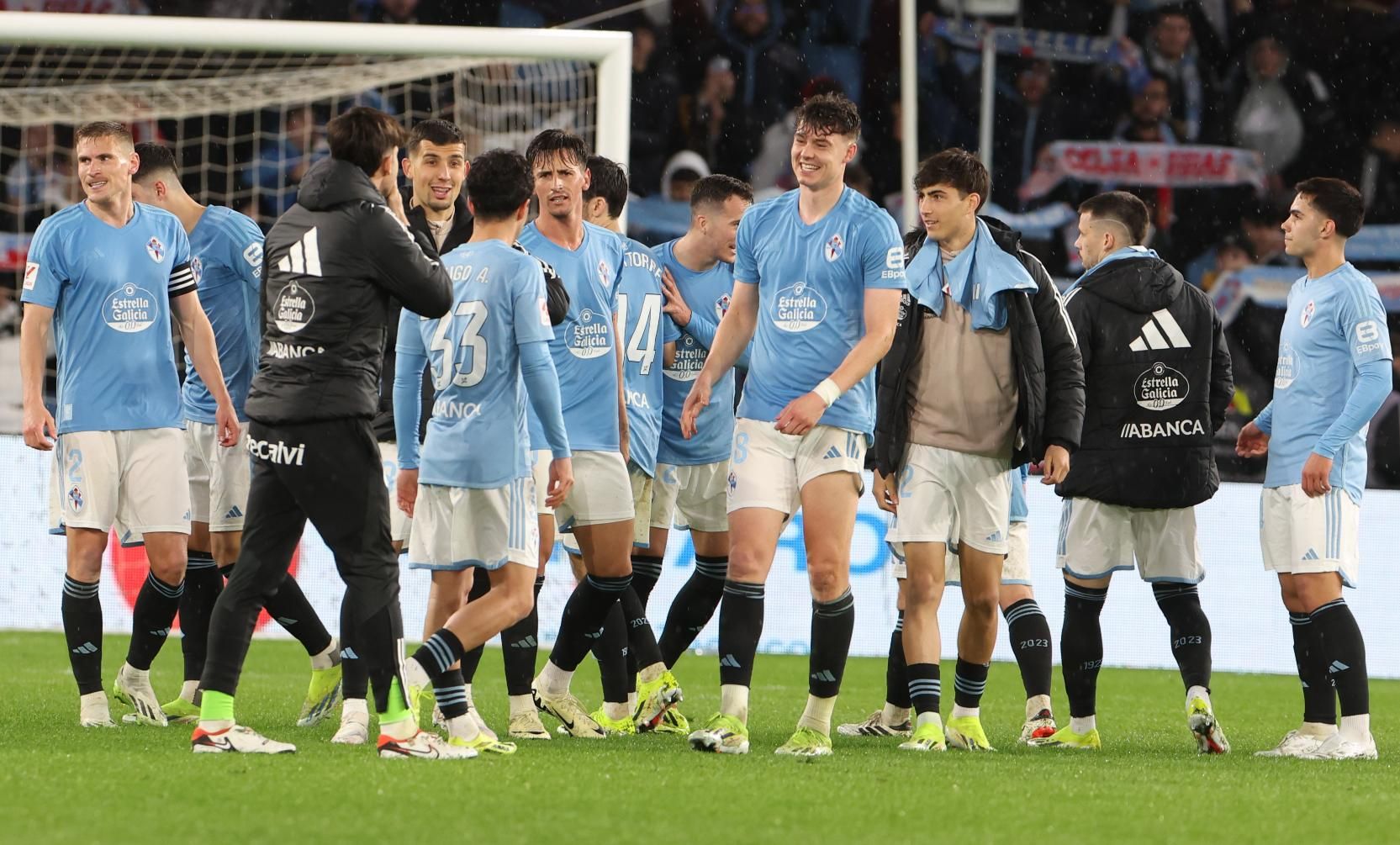 Una victoria bajo la lluvia: las mejores imágenes del Celta-Almería