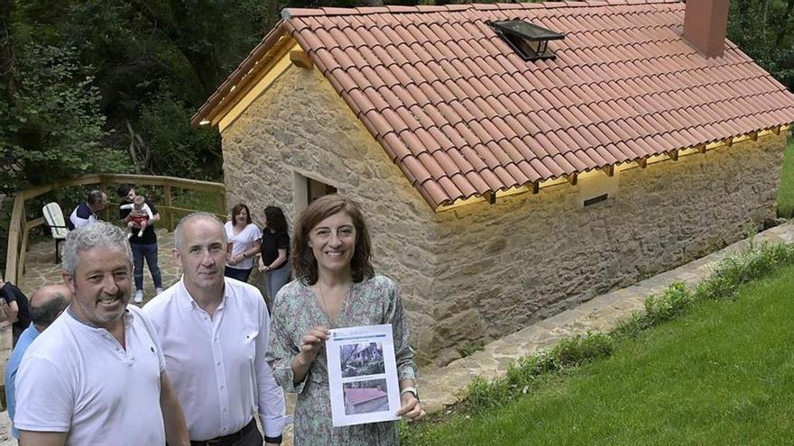 Vázquez anima dende un muíño de Coristanco a restaurar bens privados de valor cultural coa axuda da Xunta