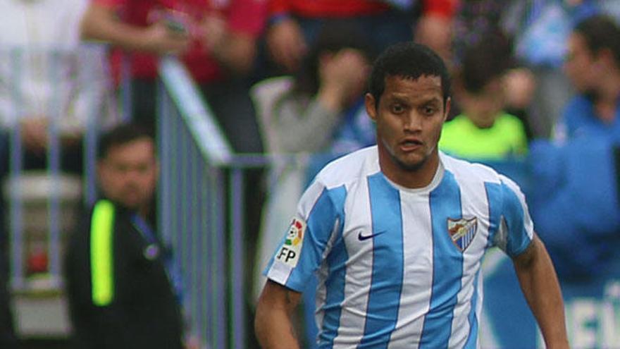 Rosales, frente al Madrid esta temporada en La Rosaleda.