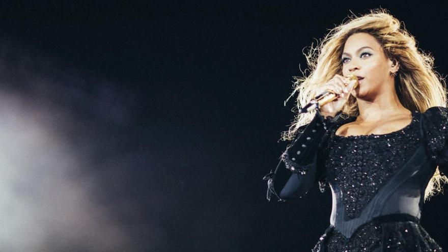 Beyoncé, en un concierto en Madrid