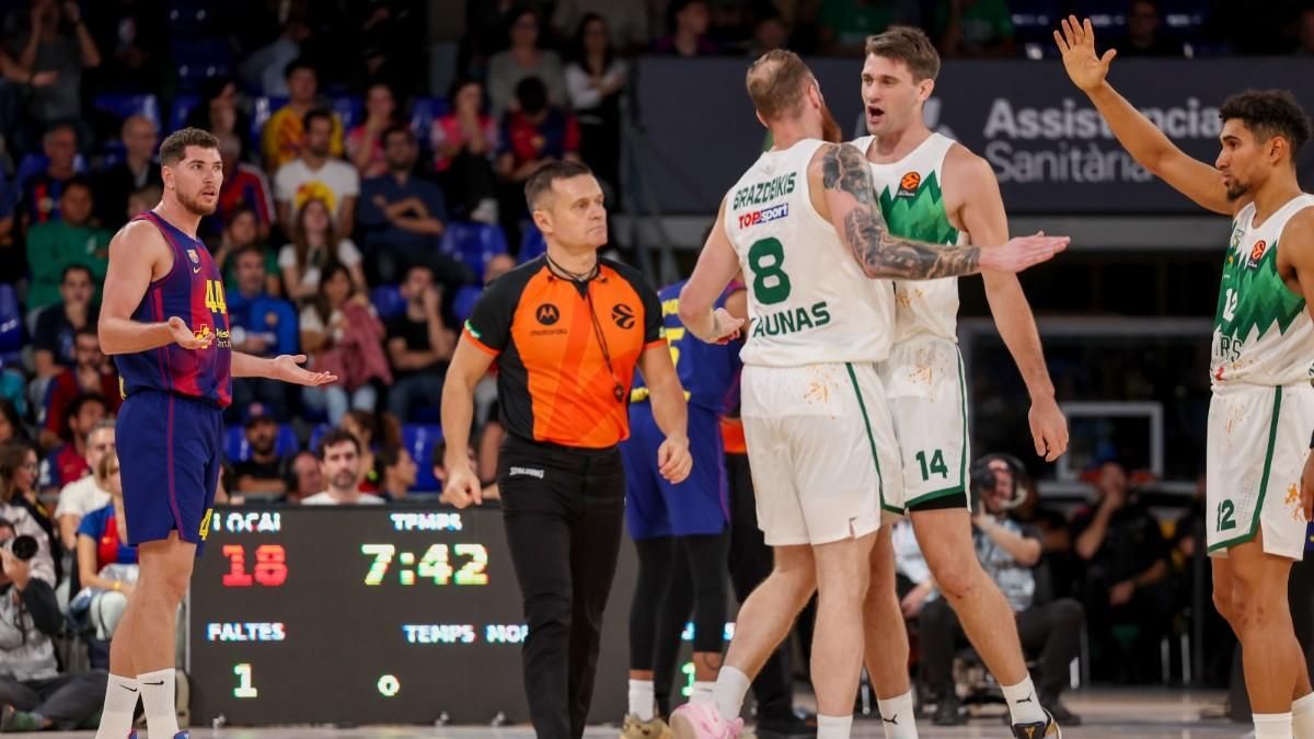 Zalgiris went above Barça in the third quarter