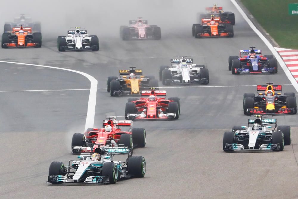 Las mejores imágenes del GP de China de Fórmula 1.