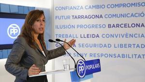 La presidenta del PPC, Alícia Sánchez-Camacho.