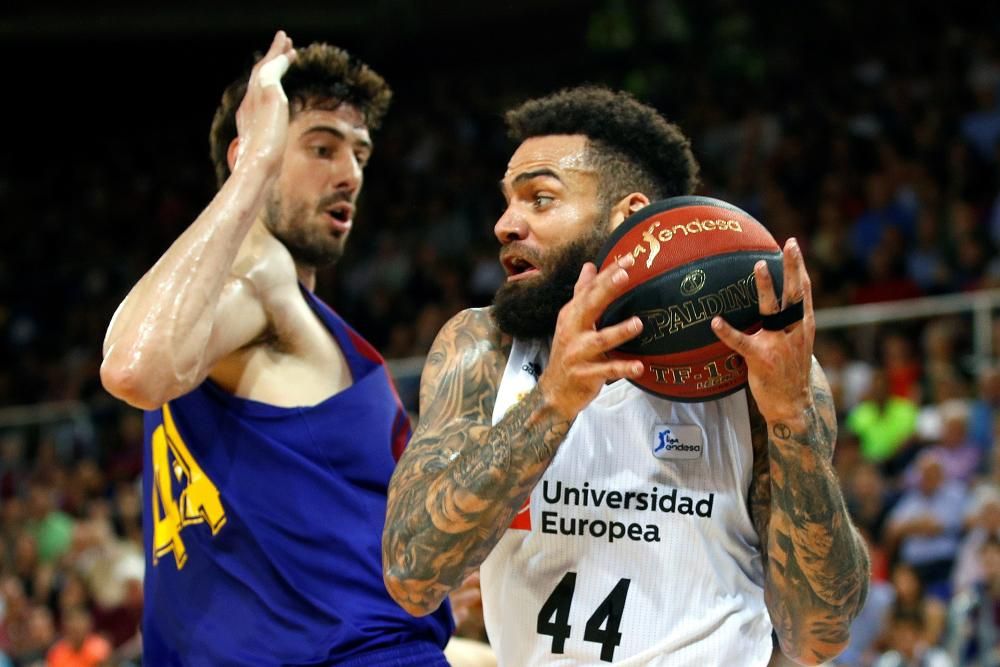 El Real Madrid, campeón de la ACB tras ganar el cuarto partido al Barcelona