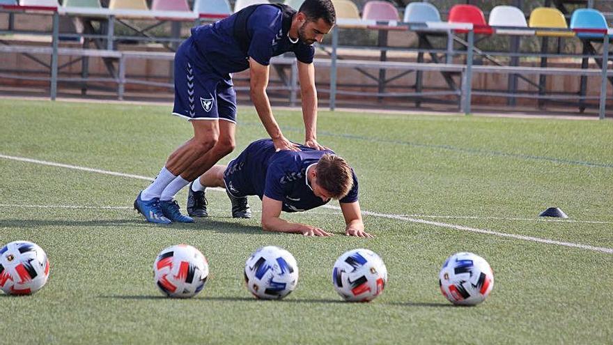 El UCAM Murcia, en una sesión de entrenamiento.