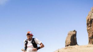 Pau Capell, durante la Transgrancanaria