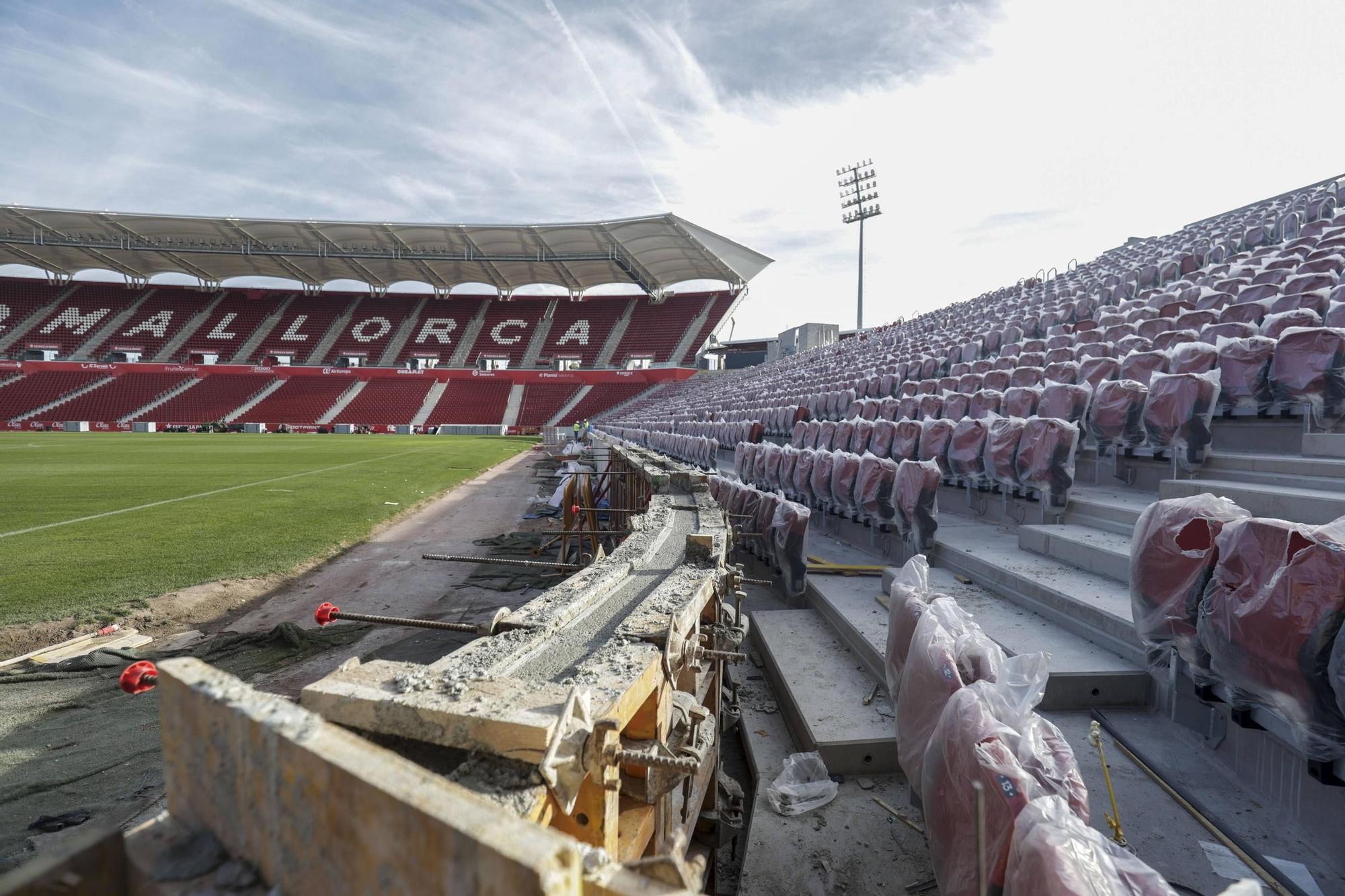 Todo lo que se está construyendo en Son Moix, estadio del Real Mallorca