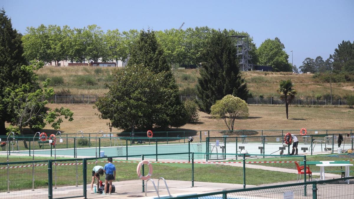 El vaso grande de las piscinas municipales encara su reapertura tras la reparación de la avería.