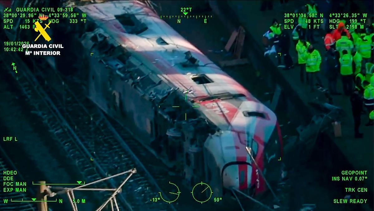 Les imatges de l'accident ferroviari d'Adamauz