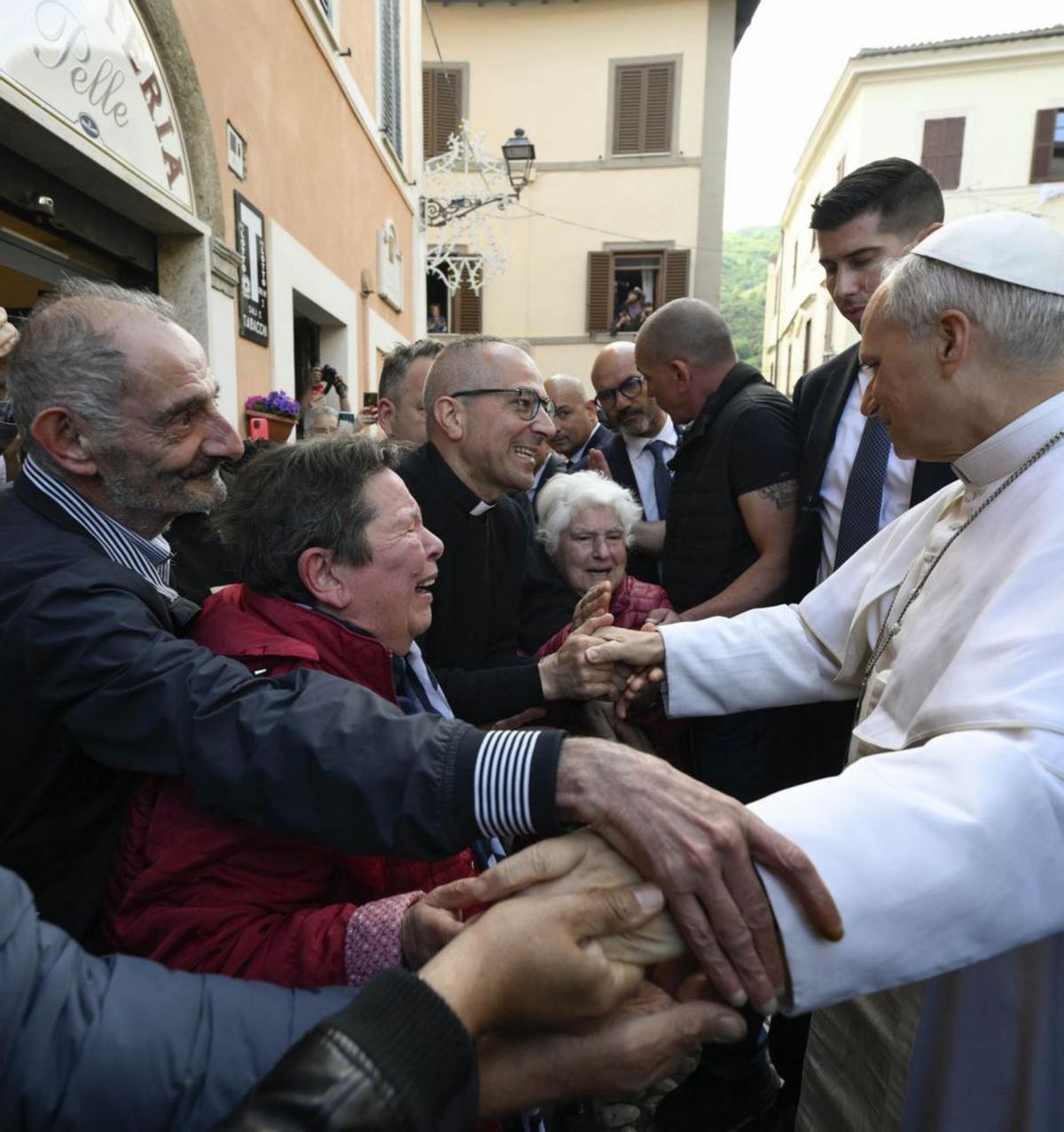 La mà del papa Francesc La mà del papa Francesc