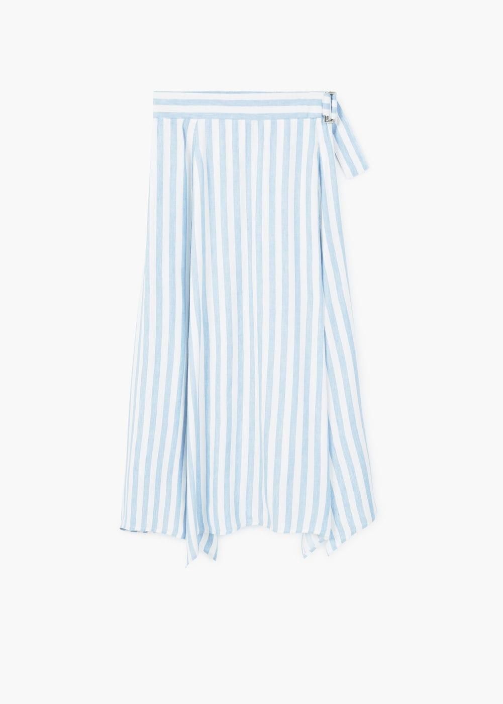 Maleta de Semana Santa para la playa: falda larga de lino