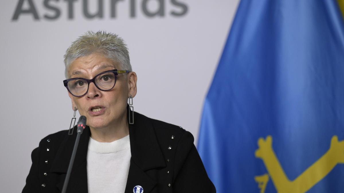 Conchita Saavedra, consejera de Salud del Principado.