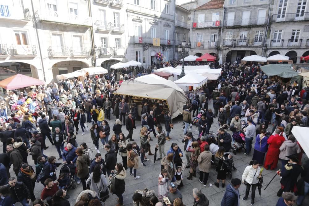 Las tropas napoleónicas campan a sus anchas por el Casco Vello sin saber que el domingo serán expulsados de la ciudad.