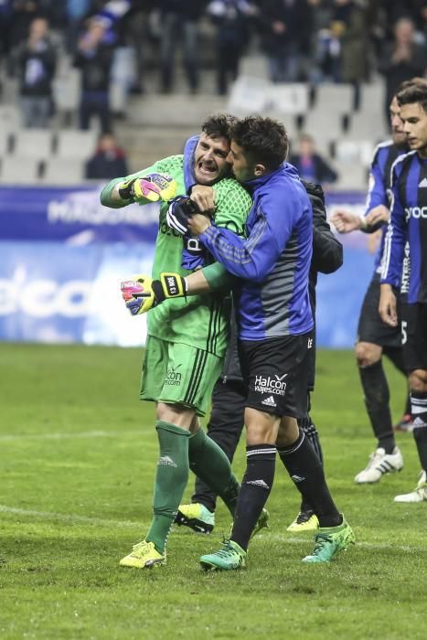 El partido entre el Real Oviedo y el Girona, en imágenes