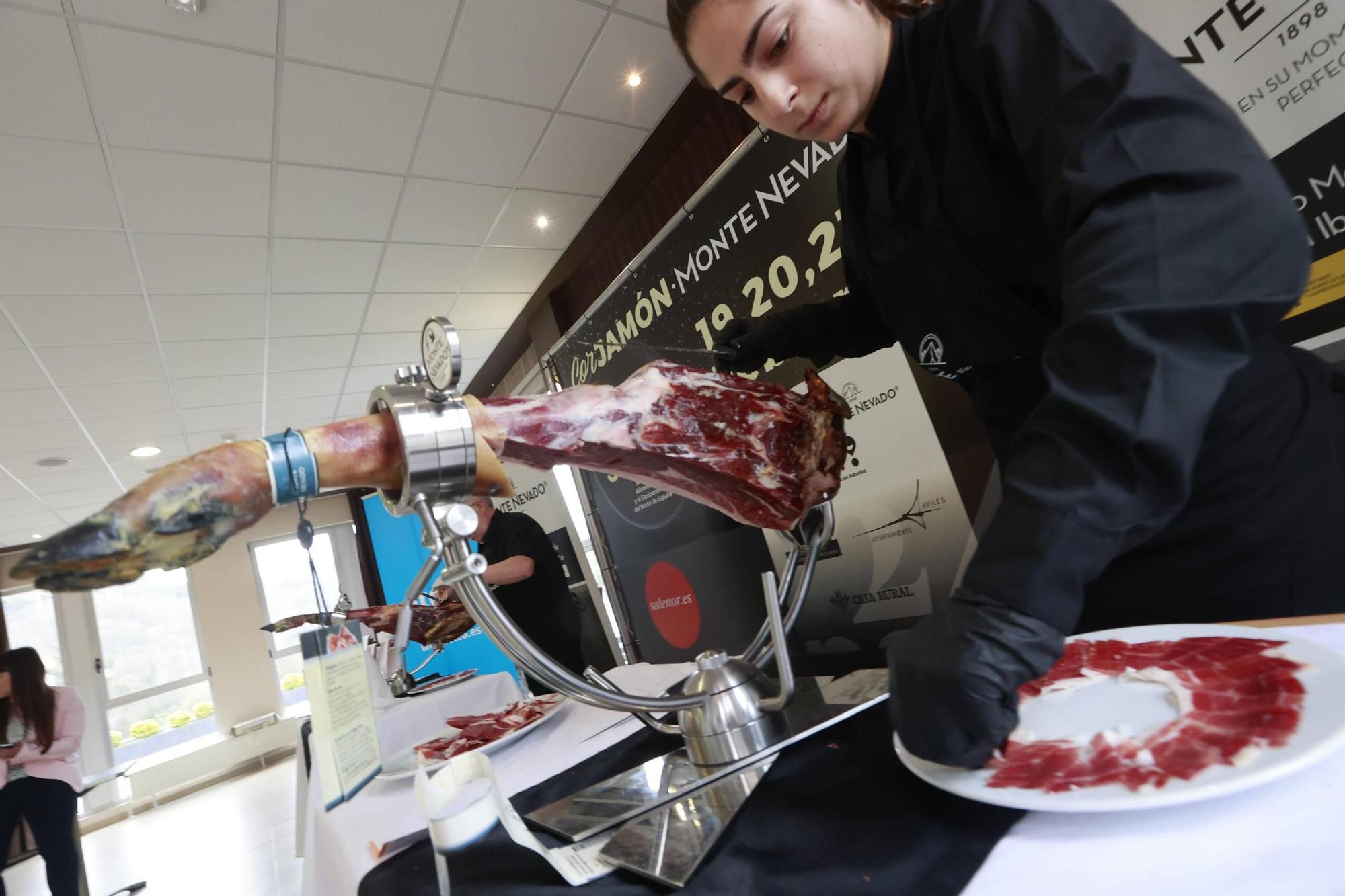 Los mejores cortadores de jamón se dan cita en Olloniego