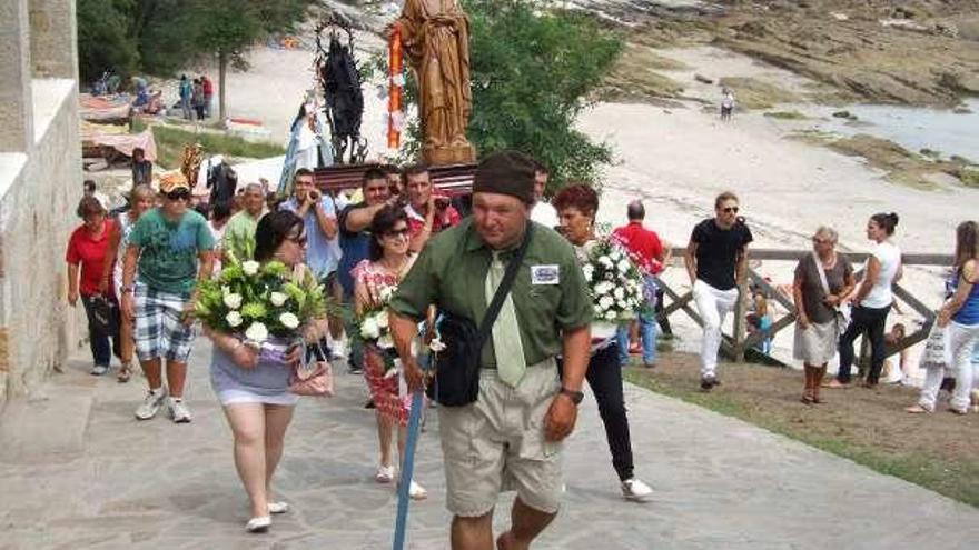 La fiesta de San Xaquín de Ons, en agosto. // M.G.