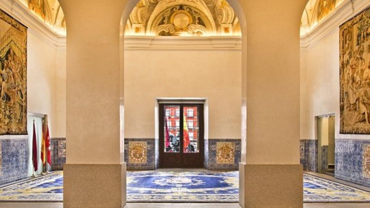 Imagen del interior de la Casa de la Panadería ubicada en la Plaza Mayor de Madrid