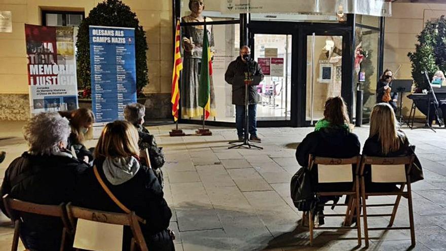 Un moment de l&#039;acte celebrat a Olesa de Montserrat