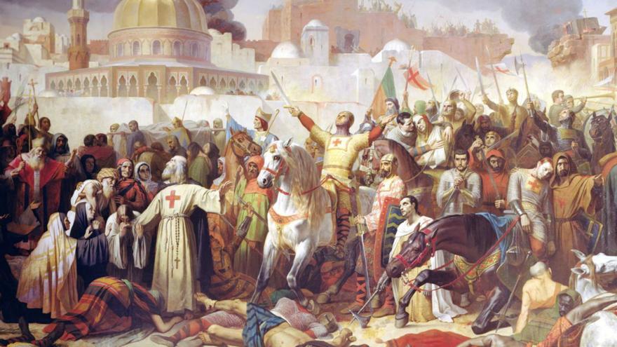 Conquista de Jerusalén en el año 1099.