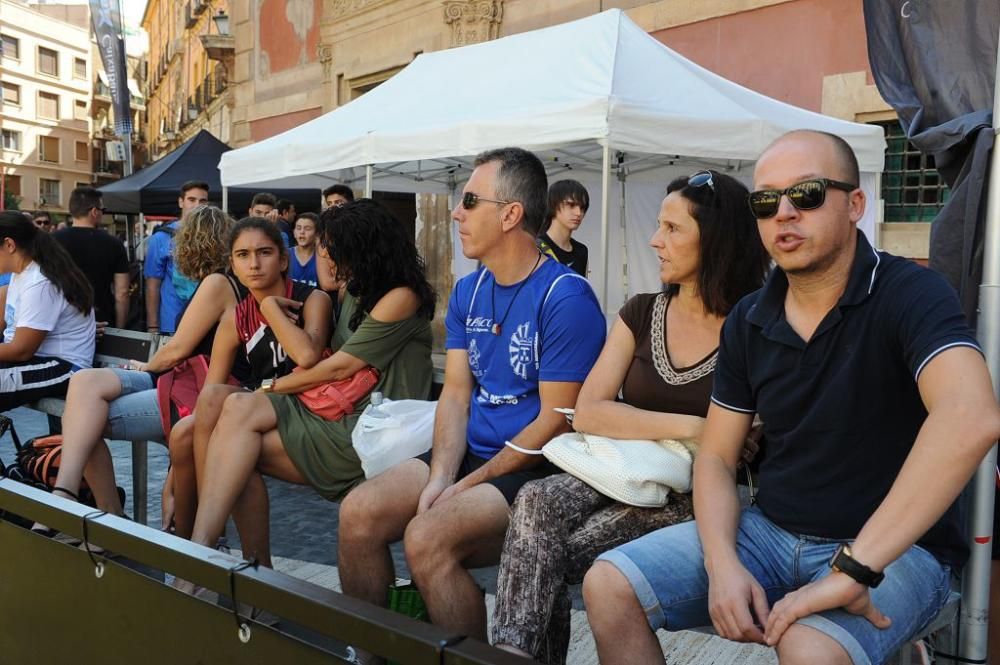 Baloncesto 3x3 en la Plaza Belluga