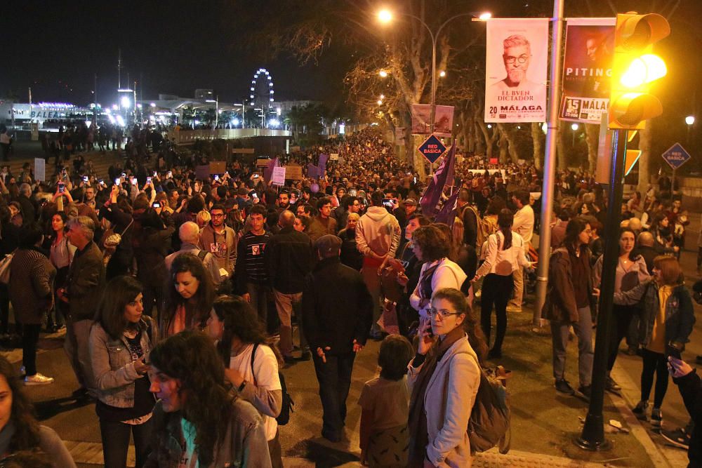 Manifestaciones por el 8M en Málaga