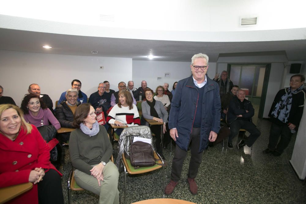 José Asensi presenta su precandidatura a las primarias del PSPV en Alicante