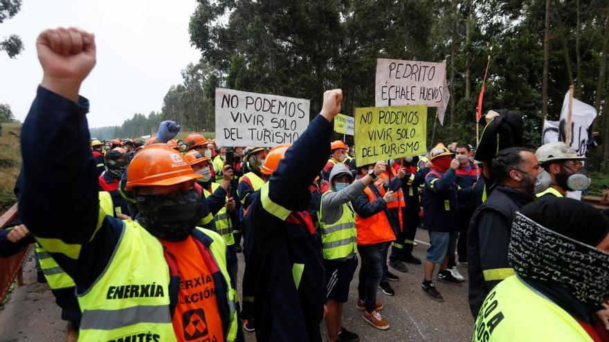Nueva jornada de protestas contra los despidos en Alcoa San Cibrao