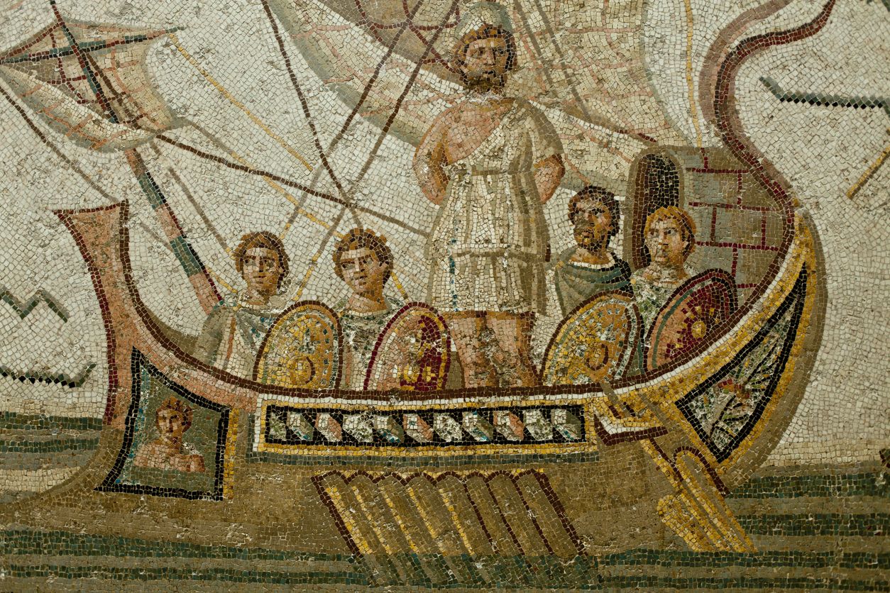 Mosaico del Museo Nacional del Bardo, en Túnez