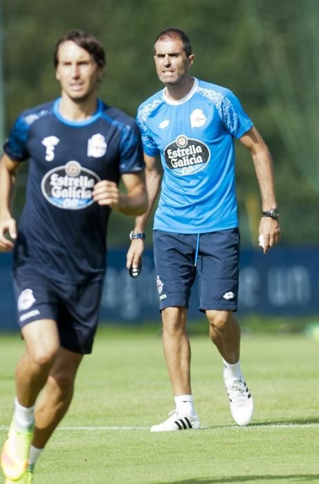 Andone y Fayçal se suman a los entrenamientos