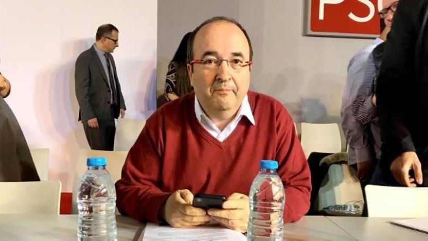 El primer secretari del PSC. Miquel Iceta.