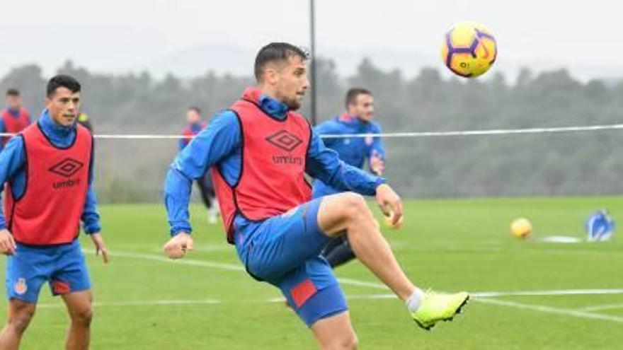 Àlex Granell, durant un entrenament.