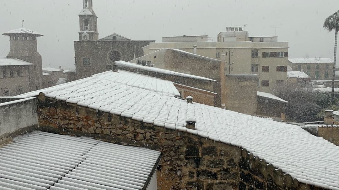 Nieve en Mallorca