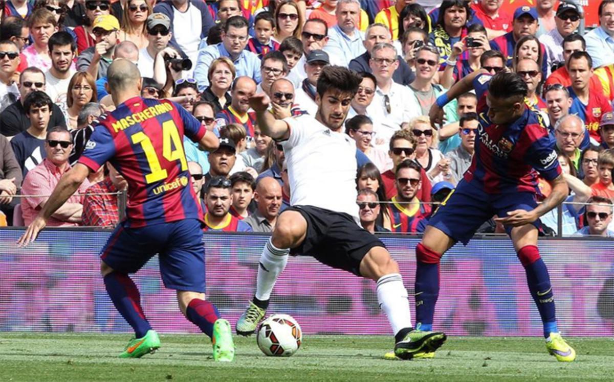 André Gomes sorprendió en el Camp Nou