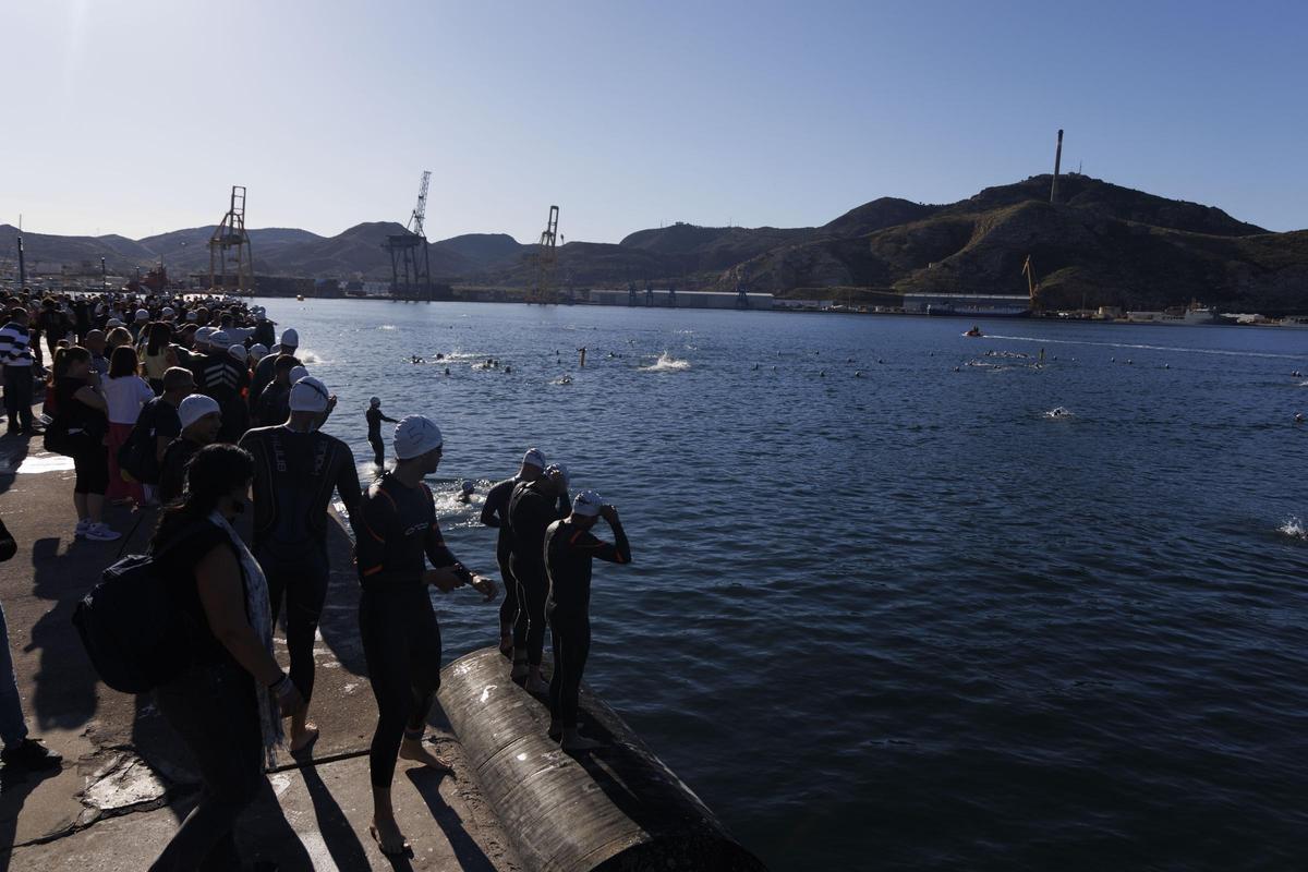 Las mejores imágenes del triatlón de Cartagena