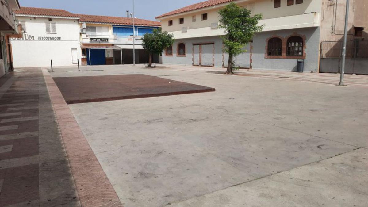 La plaça del Timó, en una imatge d'arxiu.