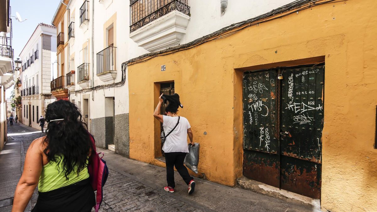 Imagen de la vivienda que fue desalojada en Muñoz Chaves.