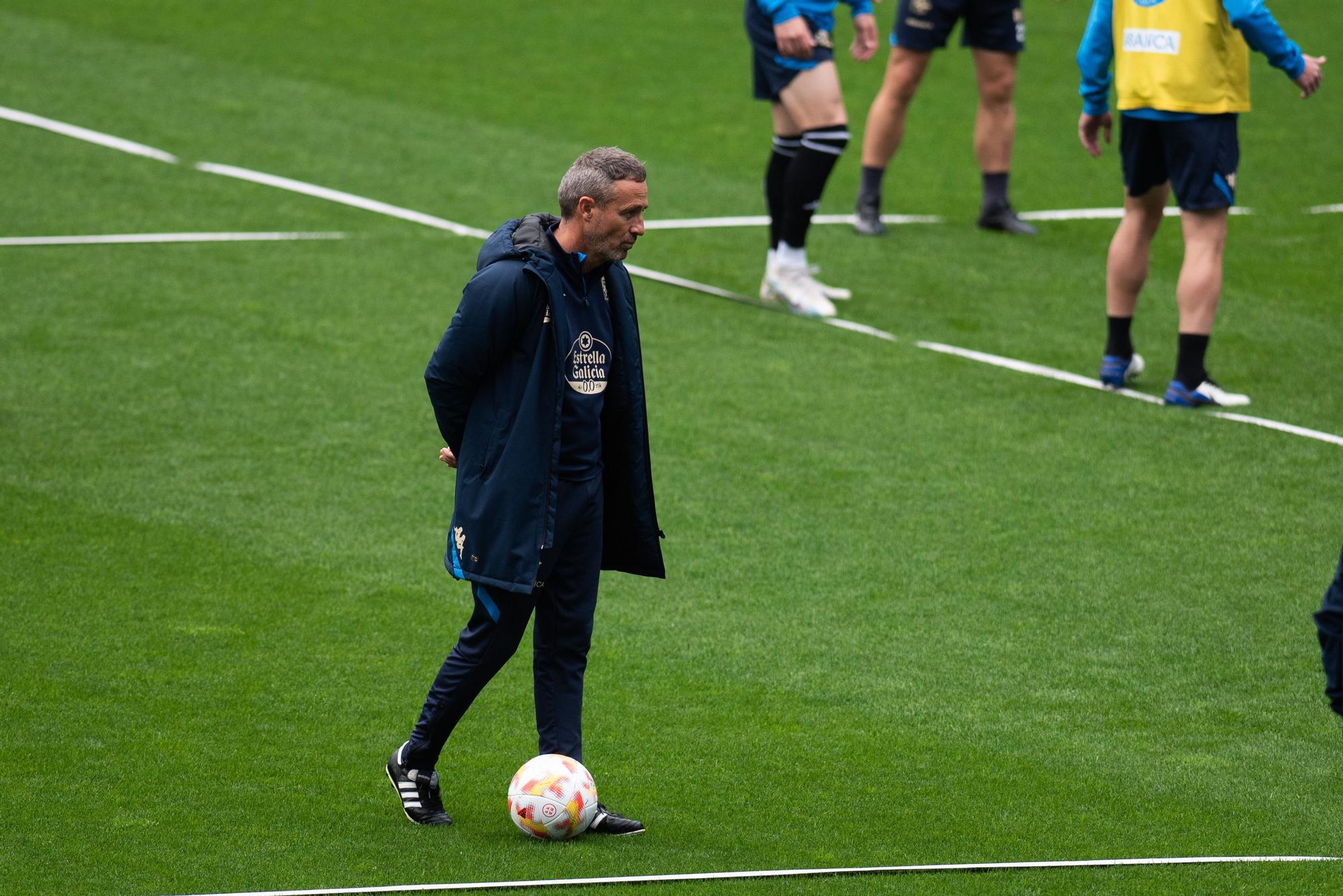 El Dépor prepara en Riazor el partido de Córdoba