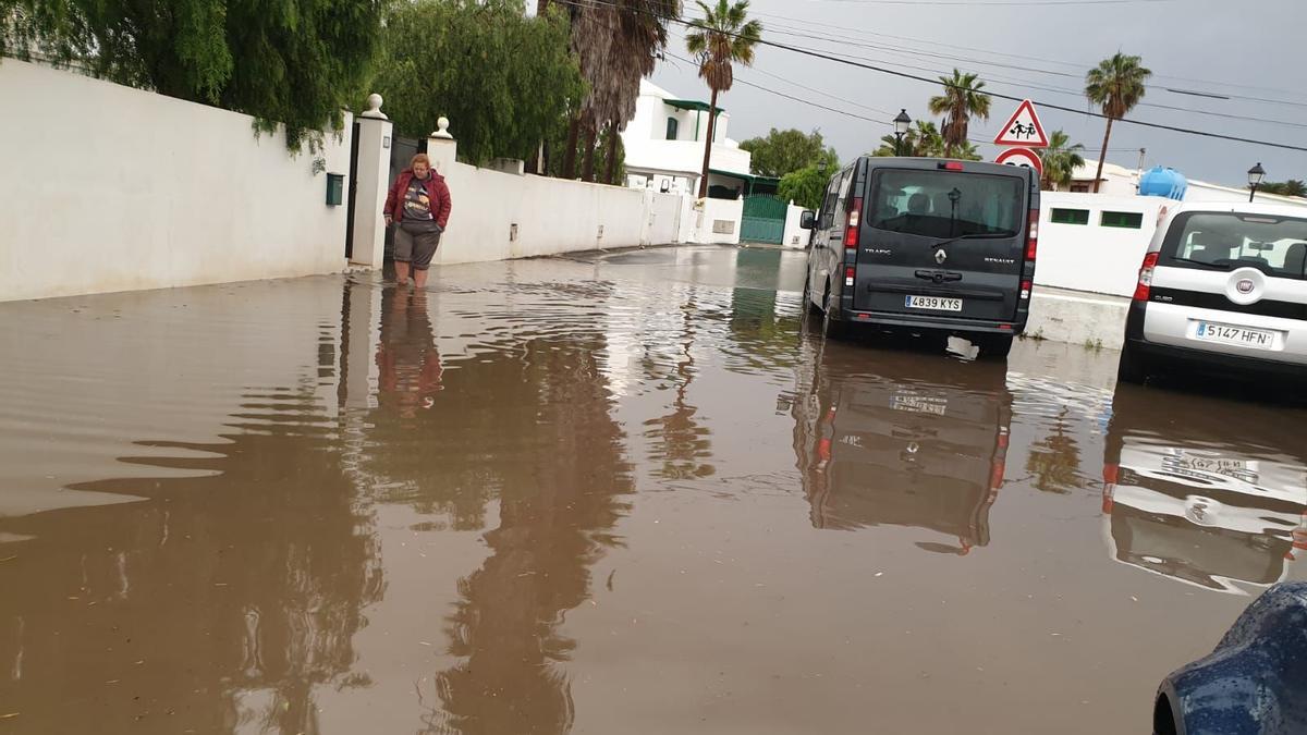 Inundaciones en Tiagua (Teguise).