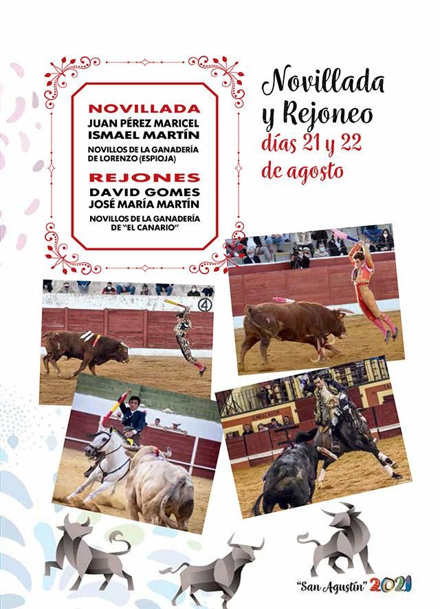 Cartel novillada y rejones de Fermoselle 2021