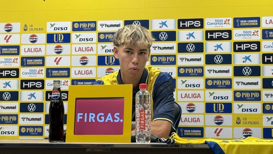 Adam Arvelo se ve en Valerón y acepta la presión: &quot;No me pesará la responsabilidad de lucir la camisa de la UD Las Palmas&quot;