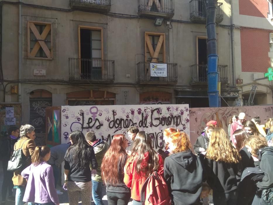 Acte a la Pujada de Sant Fèlix organitzat per La Forja - Gironès, CUP - Crida per Girona, SEPC - UdG i SEPC Comarques Gironines