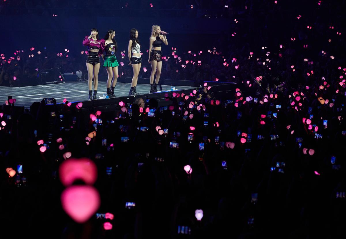 Concierto de Blackpink en Barcelona. 