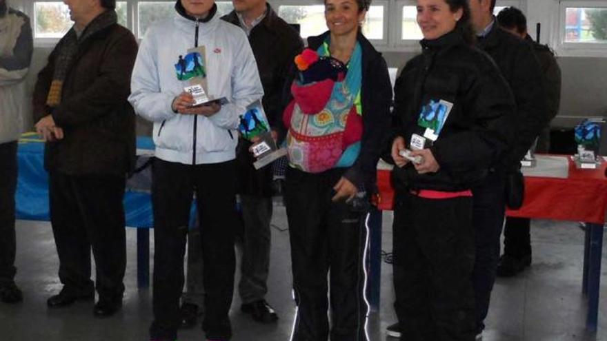 Laura Fernández, Marta Díez y Esther Álvarez, las tres primeras en féminas.