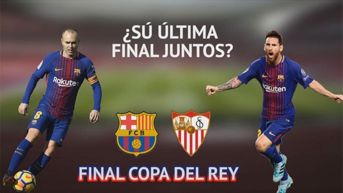 ¿La última final de Messi e Iniesta juntos?