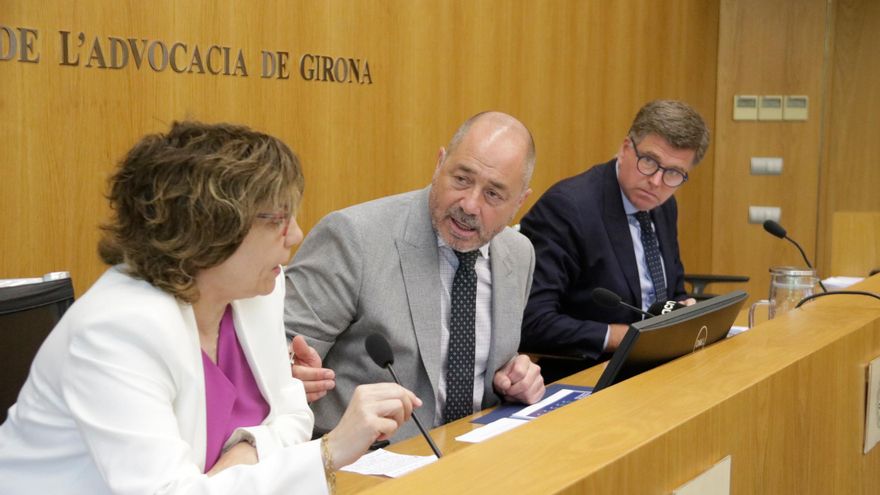 Roda de premsa de presentació de les dades del torn d'ofici a Catalunya.