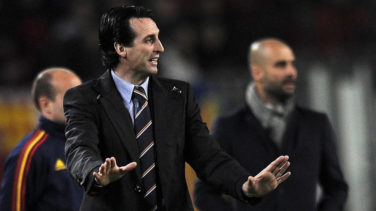 Unai Emery tendrá un auténtico bautismo de fuego contra Pep Guardiola