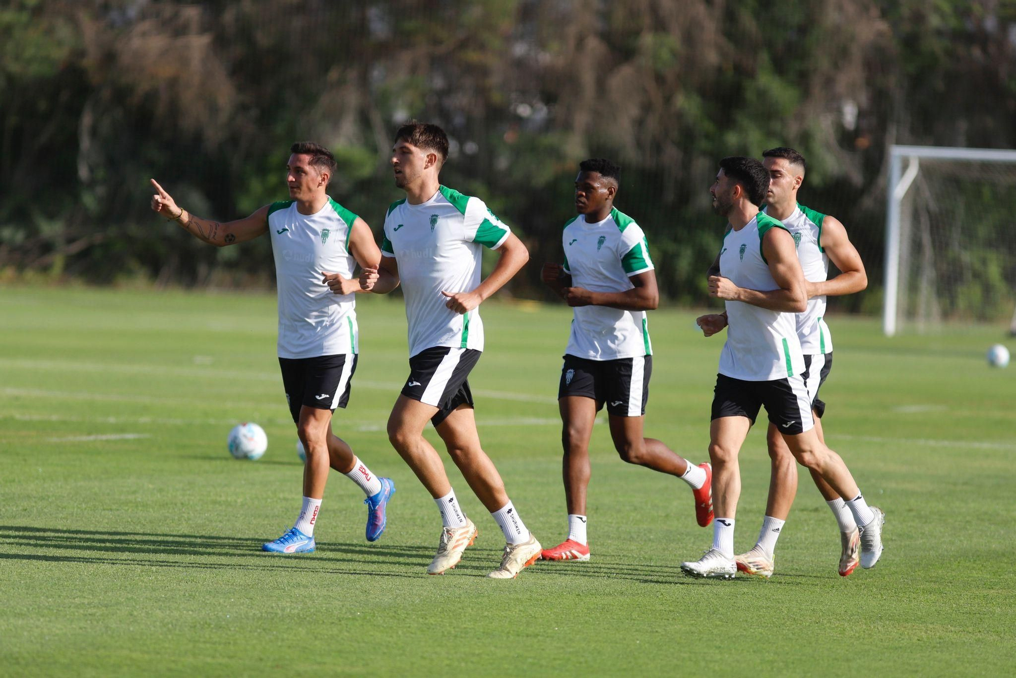El primer entrenamiento de la pretemporada del Córdoba CF, en imágenes